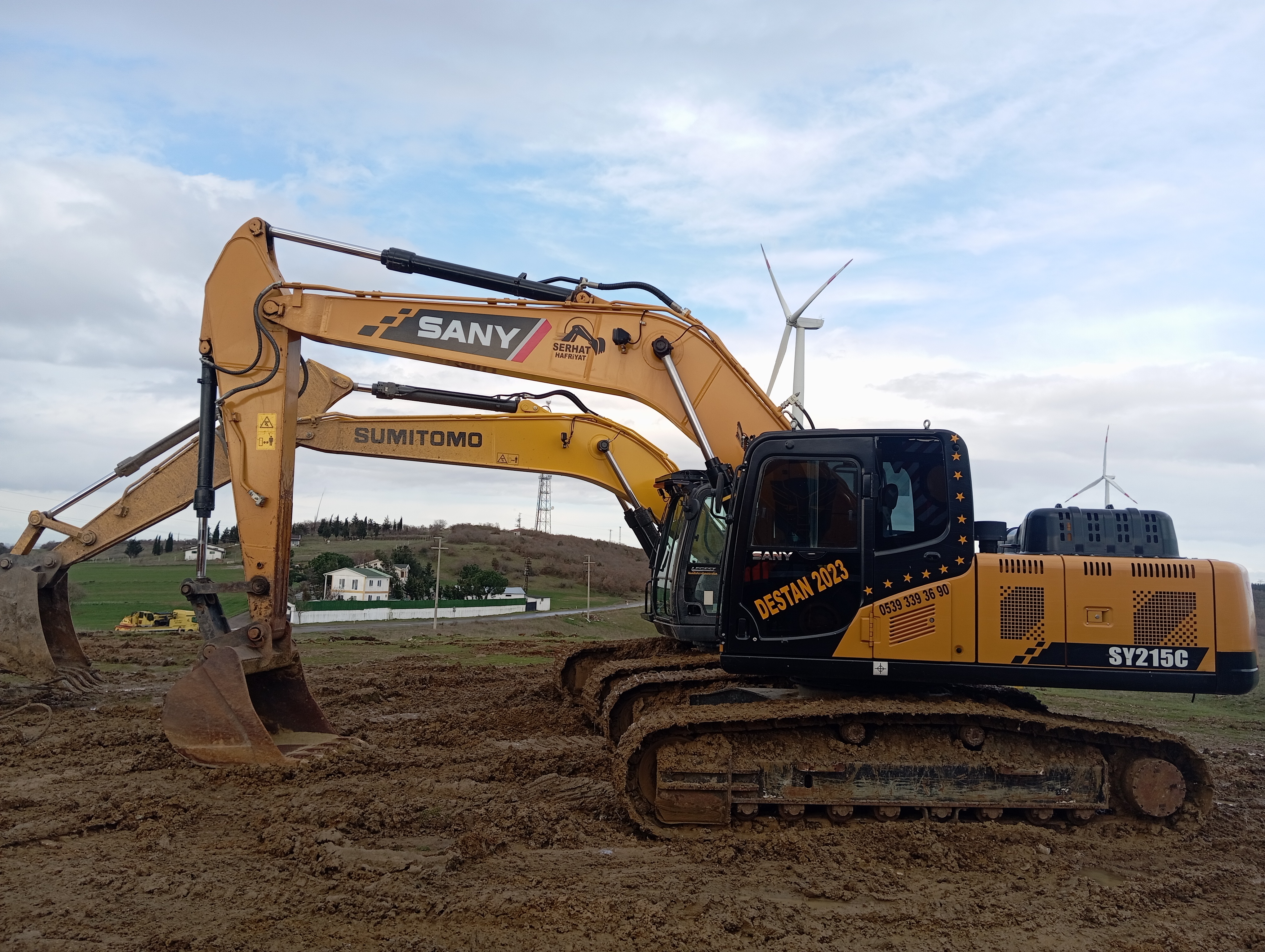 Kınalı hafriyat kiralık kepçe